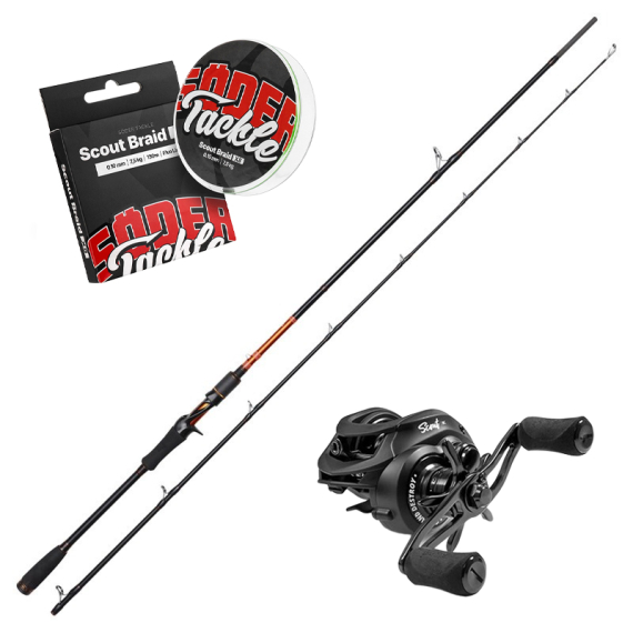 Kinetic Xarann Predator Trigger 225cm 25-75g Combo in the group Combos / Casting Combos / Baitcaster Combo Pike at Sportfiskeprylar.se (KINETICXARANNSET)