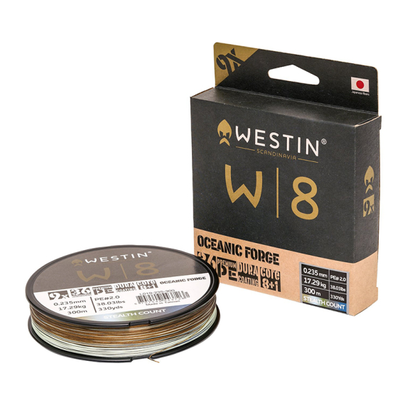 Westin W8 9-Braid Oceanic Forge 300m in the group Lines / Braided Lines at Sportfiskeprylar.se (L019-285-300r)