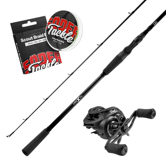 Lake X Pike Casting Casting Combo 8\' 15-60g in the group Combos / Casting Combos / Baitcaster Combo Pike at Sportfiskeprylar.se (LAKEXPIKE60SCOUTBC)