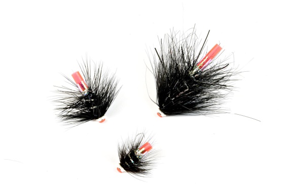 Frödin Bodie Series Black & Silver 3-Pack 1,2 & 3 cm in the group Lures / Flies / Salmon Flies at Sportfiskeprylar.se (LBBS-01)