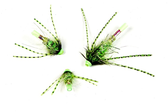 Frödin Bodie Series Greenlander 3-Pack 1,2 & 3 cm in the group Lures / Flies / Salmon Flies at Sportfiskeprylar.se (LBGR-01)
