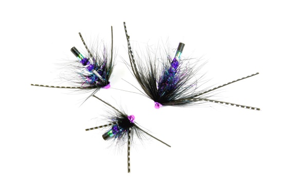 Frödin Bodie Series Mikkeli Blue 3-Pack 1,2 & 3 cm in the group Lures / Flies / Salmon Flies at Sportfiskeprylar.se (LBMB-01)