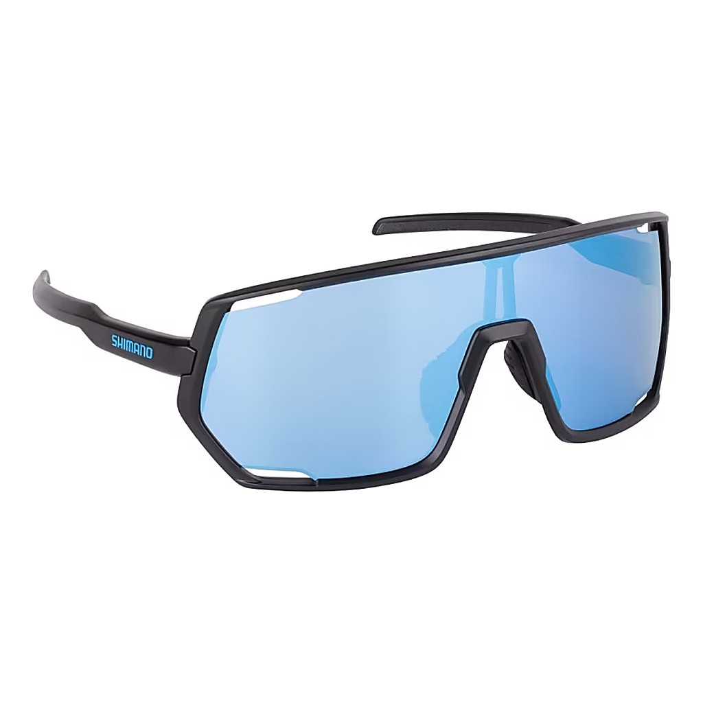 Shimano Lesath Matte Black & Blue Mirror in the group Clothes & Shoes / Eyewear / Polarized Sunglasses at Sportfiskeprylar.se (LESBM)