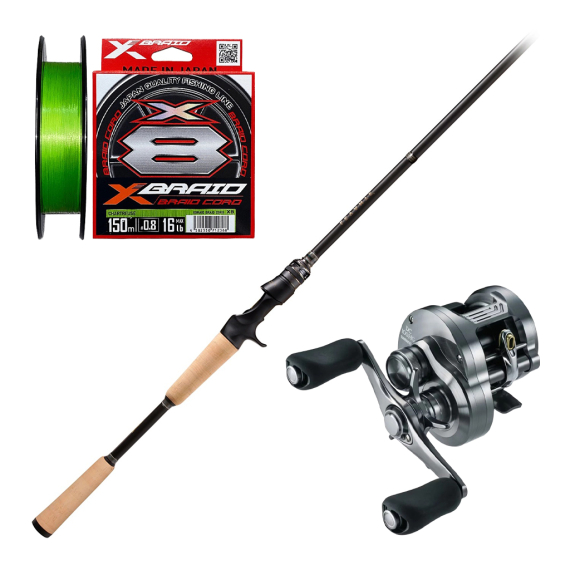 Megabass Levante Magdraft Special & Calcutta DC in the group Combos / Casting Combos / Baitcaster Combo Pike at Sportfiskeprylar.se (LEVANTECALCUTTADC26SET)