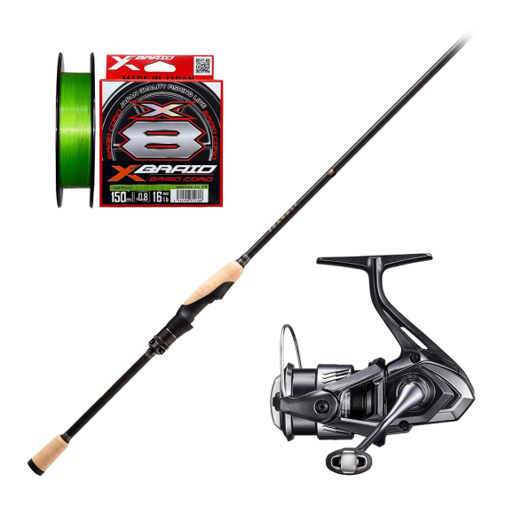 Megabass Levante - F3.1/2-70LVS Shakyhead & Miravel Combo in the group Combos / Spinning Combos / Perch Spinning Set at Sportfiskeprylar.se (LEVATNE26MIRAVEL)