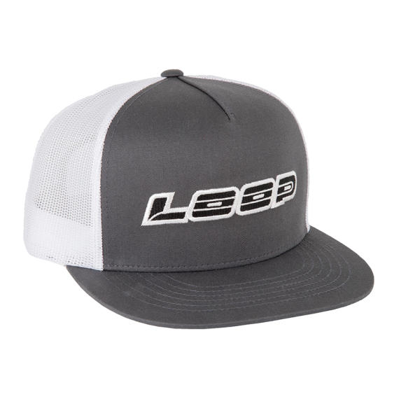 Loop Logo Meshback Flat Cap - Grey/White in the group Clothes & Shoes / Caps & Headwear / Caps at Sportfiskeprylar.se (LFC-48)