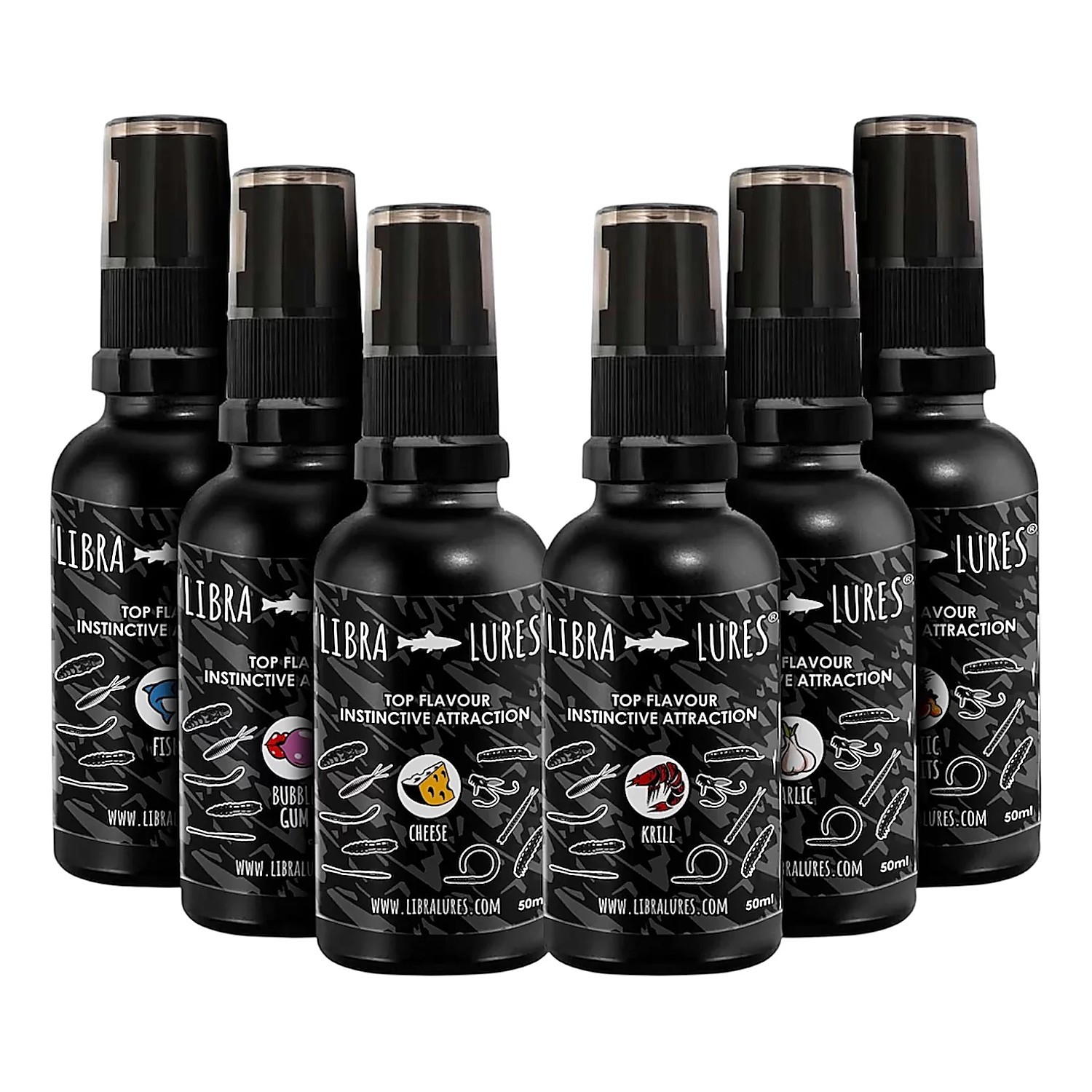 Libra Lures Aroma Spray 50ml in the group Tools & Accessories / Scents & Attractors at Sportfiskeprylar.se (LL-AROMA50-CHr)