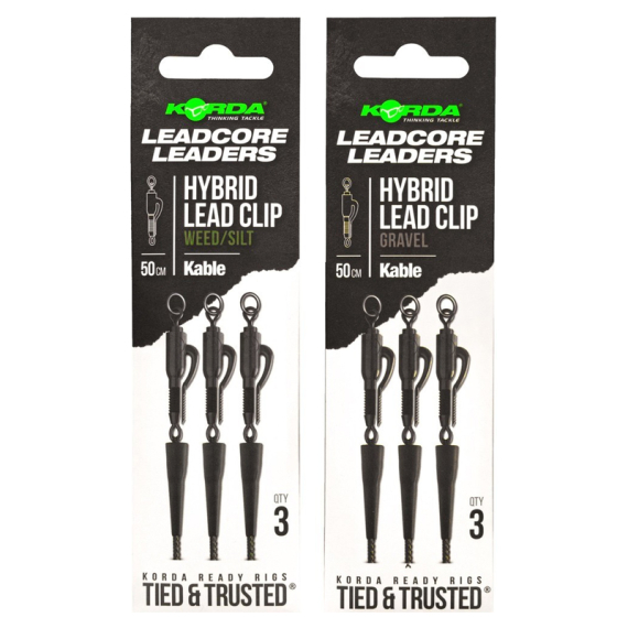 Korda Leadcore Leader Hybrid Lead Clip in the group Hooks & Terminal Tackle / Rig Accessories / Lead Clips at Sportfiskeprylar.se (LLHCGr)