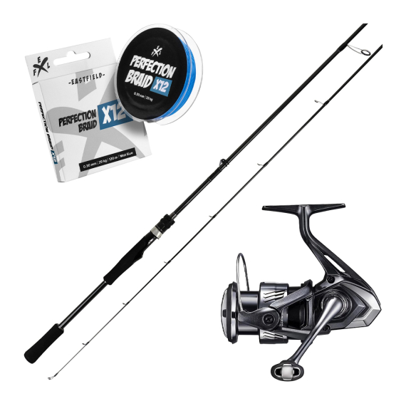 Lunker Stick Moving Bait Special & Miravel Combo 6\'9\'\' 6-23g in the group Combos / Spinning Combos / Perch Spinning Set at Sportfiskeprylar.se (LUNKERSTICKMIRAVEL26SET)