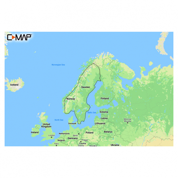 C-MAP Discover - Scandinavia Inland Waters in the group Marine Electronics & Boat / Charts & Maps at Sportfiskeprylar.se (M-EN-Y210-MS)