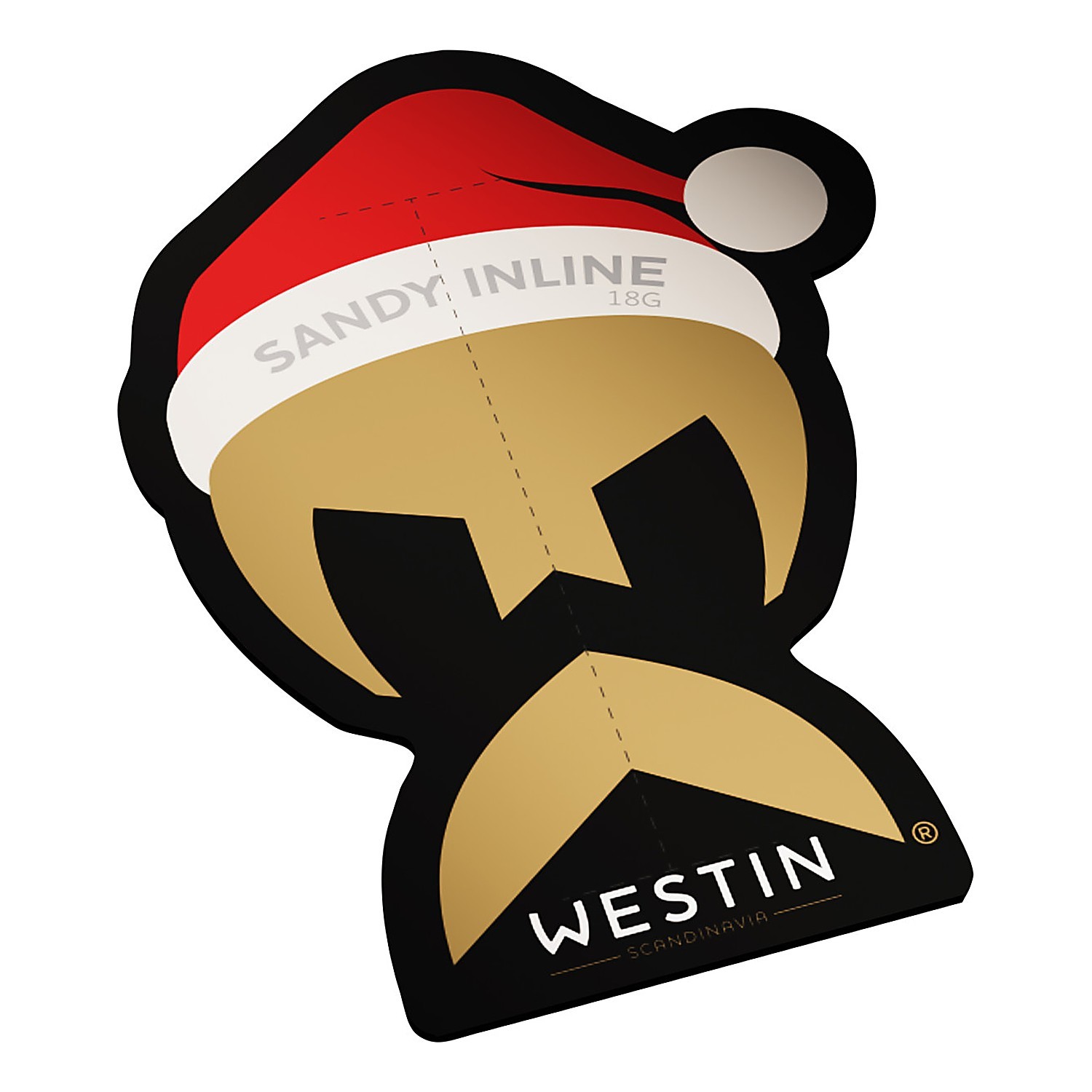 Westin Sandy Inline Christmas Edition 26 18g 10.5cm in the group Other / Gifts & Gift Guides / Advent calendar at Sportfiskeprylar.se (M106-1604-066)
