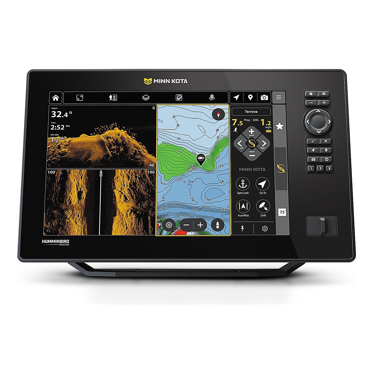 Minn Kota X12 in the group Marine Electronics & Boat / Fishfinders & Chartplotters / Combo Sonar & Chartplotter at Sportfiskeprylar.se (M412390-1r)