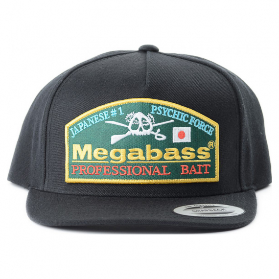 Megabass Trucker Hat Throwback Snapback Black in the group Clothes & Shoes / Caps & Headwear / Caps / Snapback Caps at Sportfiskeprylar.se (MB-C-4513473451126)