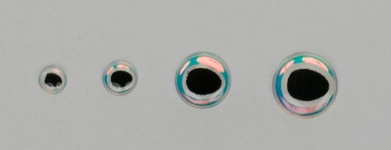 Epoxy Eyes 9,0 mm oval dubbel - svart/pearl in the group Hooks & Terminal Tackle / Fly Tying / Fly Tying Material / Eyes at Sportfiskeprylar.se (MEY6-PRL3C)
