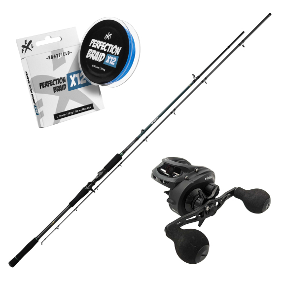 Mikado Jaws Big Bait Casting 8\'6\'\', 50-200g / Svivlo Combo in the group Combos / Casting Combos / Baitcaster Combo Pike at Sportfiskeprylar.se (MIKADOSVIVLOJAWSBIGSET)