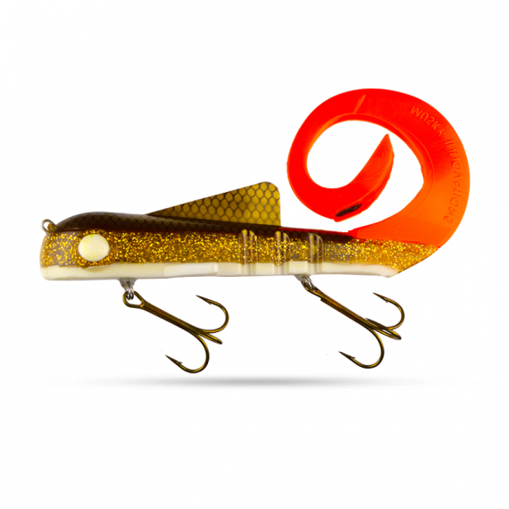 Musky Innovations Bull Dawg Magnum 12\'\'/30,5cm, 226g - Holo Walleye in the group Lures / Swimbaits / Soft Swimbaits at Sportfiskeprylar.se (MIMBD-9)