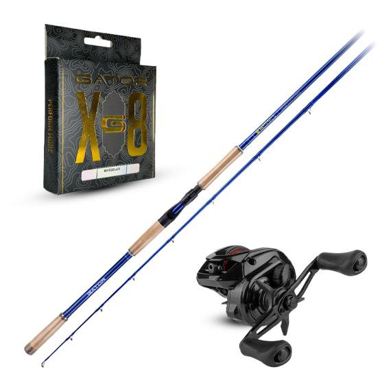 Gator Mirage 8\'6\'\' Dreadnaught & Daiwa PT300L Combo in the group Combos / Casting Combos / Baitcaster Combo Pike at Sportfiskeprylar.se (MIRAGEPT300COMBO)