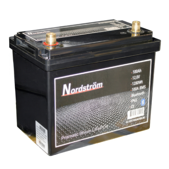 Nordström Lithium 12v Batteri 100 Ah Marine BT in the group Marine Electronics & Boat / Batteries & Chargers / Batteries / Lithium batteries at Sportfiskeprylar.se (N-12V100AHBLM)