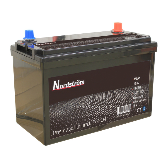 Nordström Lithium 12v Batteri 150 Ah BT in the group Marine Electronics & Boat / Batteries & Chargers / Batteries / Lithium batteries at Sportfiskeprylar.se (N-12V150AHBLM)