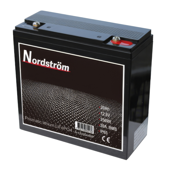 Nordström Lithium 12v Batteri 20 Ah in the group Marine Electronics & Boat / Batteries & Chargers / Batteries / Lithium batteries at Sportfiskeprylar.se (N-12V20AHSP)