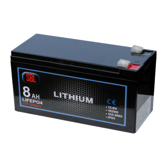 Nordström Lithium 12v Batteri 8Ah in the group Marine Electronics & Boat / Batteries & Chargers / Batteries / Lithium batteries at Sportfiskeprylar.se (N-12V8AHSP)