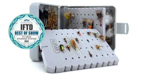 Wynd Bynder Gray Fly Box Flybox in the group Storage / Tackle Boxes / Flyboxes at Sportfiskeprylar.se (NFD9297)
