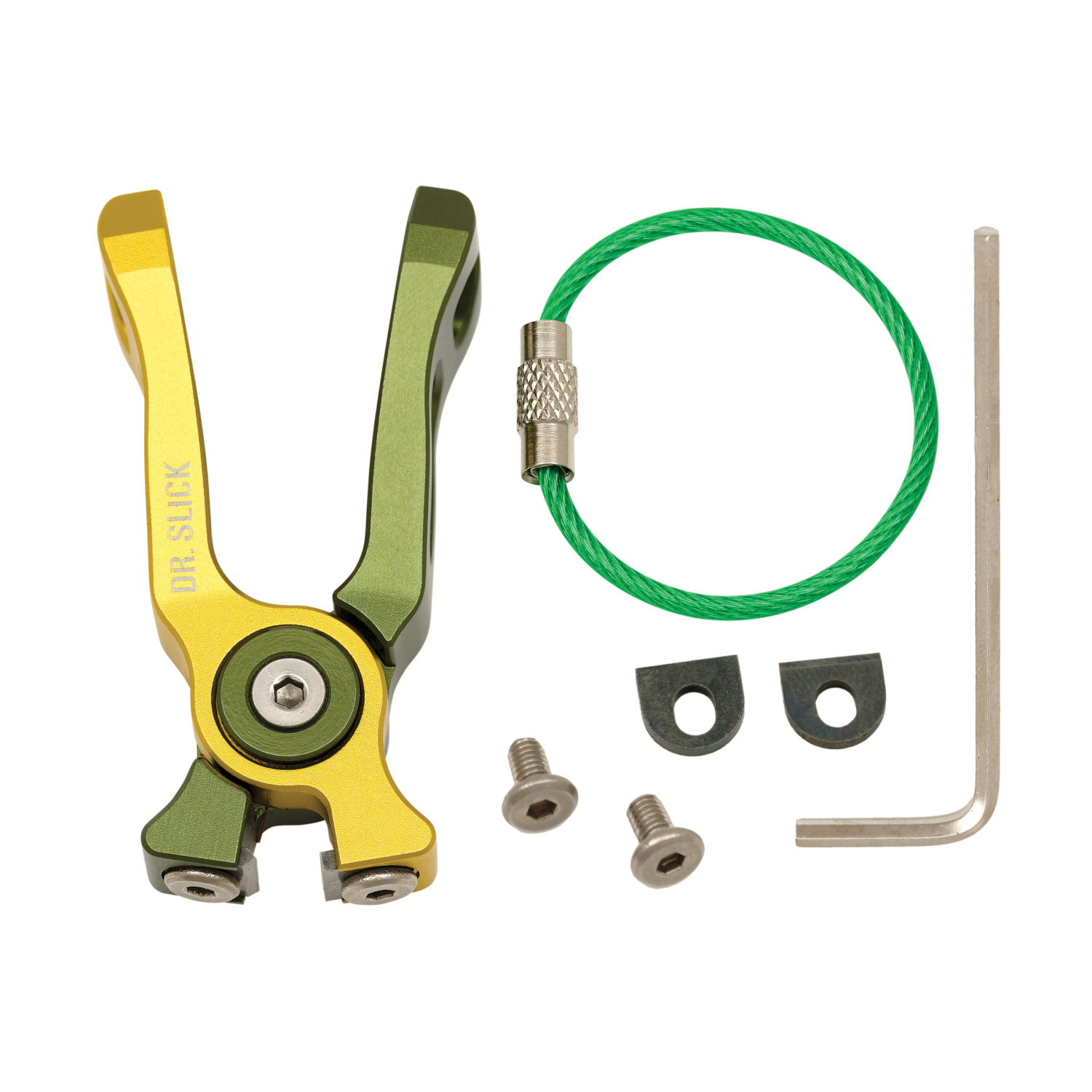 Dr. Slick Cyclone Nipper NATC Gold and Green Aluminum Frame in the group Fishing methods / Spin Fishing / Tools & Accessories at Sportfiskeprylar.se (NFD9324-NATC)