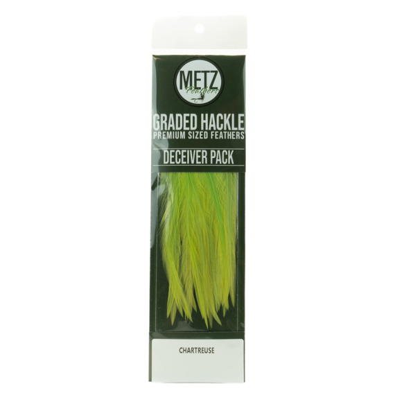 Metz Hackle Deceiver and Streamer Pack in the group Fishing methods / Fly Fishing / Fly Tying / Fly Tying Material / Feathers & Capes at Sportfiskeprylar.se (NFD9576-Blackr)