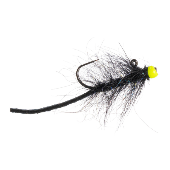 Umpqua Balanced Leather Leech Nano #12 - Black/Chartreuse in the group Lures / Flies at Sportfiskeprylar.se (NFD9629-BC12)
