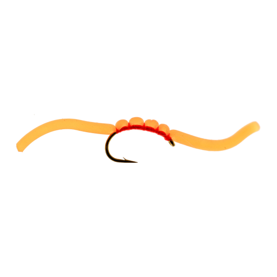 Umpqua Squirmy Wormie - Fluo Orange in the group Fishing methods / Fly Fishing / Flies at Sportfiskeprylar.se (NFD9634-FO10r)