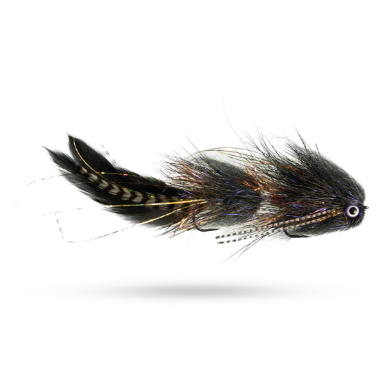 Umpqua Trasher Hurst Black #1 x #2 in the group Lures / Flies / Streamers at Sportfiskeprylar.se (NFD9655-BL01X02)