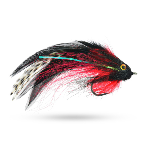 Umpqua Jungle Love Black/Red #2/0 in the group Lures / Flies / Streamers at Sportfiskeprylar.se (NFD9658-BR20)