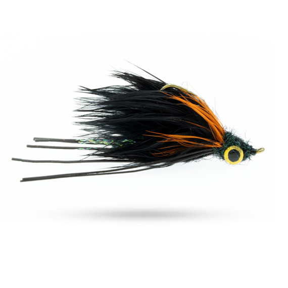 Umpqua Super Bugger Beck\'s Black #6 in the group Lures / Flies / Streamers at Sportfiskeprylar.se (NFD9673-BL6)