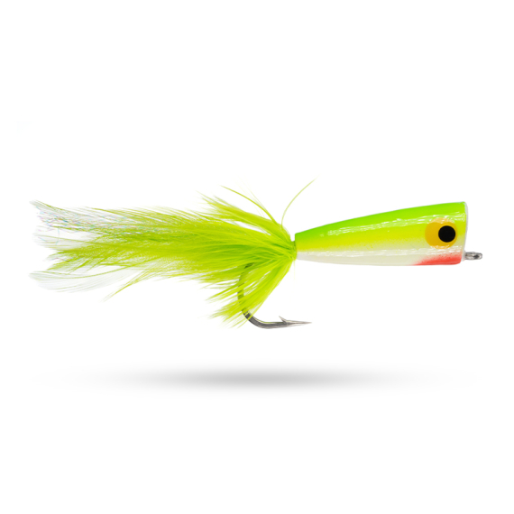 Umpqua Saltwater Popper Chartreuse #2/0 in the group Lures / Flies / Salt Water Flies at Sportfiskeprylar.se (NFD9687-CH20)