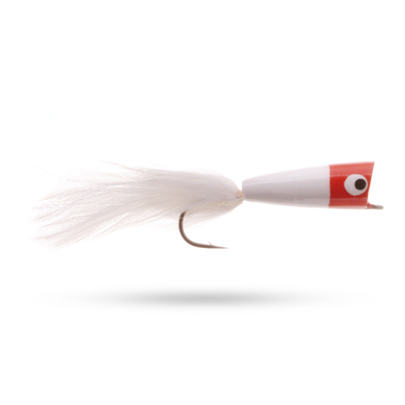Umpqua Saltwater Popper Red/White #2/0 in the group Lures / Flies / Salt Water Flies at Sportfiskeprylar.se (NFD9687-REWH20)