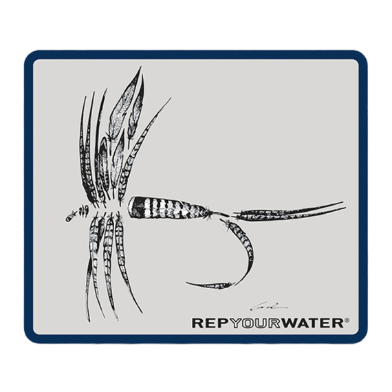 RepYourWater Sticker - Feather Dry Fly in the group Other / Stickers & Decals at Sportfiskeprylar.se (NFD9715)