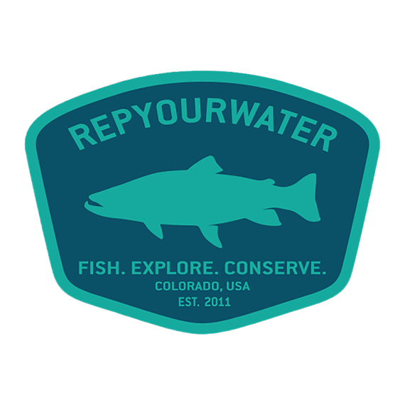 RepYourWater Sticker - Badge in the group Other / Stickers & Decals at Sportfiskeprylar.se (NFD9719)