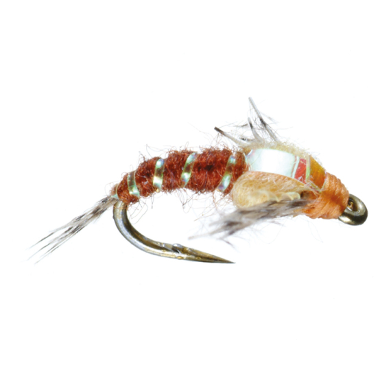 Umpqua Hunchback Two-tone Sulfur/Brown - #16 in the group Lures / Flies / Nymphs at Sportfiskeprylar.se (NFD9875-16)