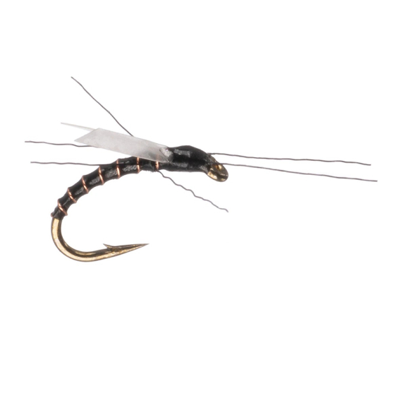 Umpqua 1 O\'clock Midge Gonzales Black in the group Lures / Flies / Nymphs at Sportfiskeprylar.se (NFD9903-18r)