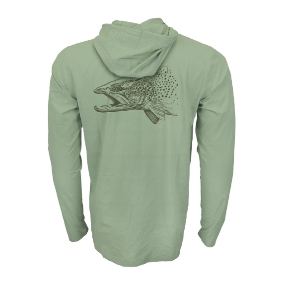 RepYourWater Hooded Sun Shirt Flolite Predator in the group Clothes & Shoes / UV Clothing at Sportfiskeprylar.se (NFD9929-Sr)