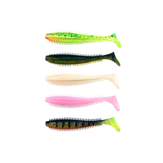 Fox Rage Spikey UV mixed colours 5-pack in the group Lures / Lure Kits at Sportfiskeprylar.se (NMC016r)