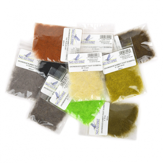 Snowshoe Rabbit Foot Dubbing in the group Fishing methods at Sportfiskeprylar.se (NS-SRFD-10br)