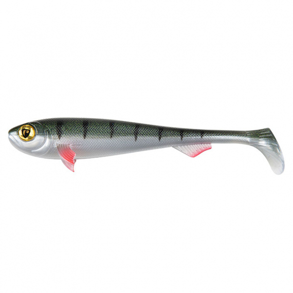 Fox Rage Super Slick Shad 18cm/7\'\' (2pcs) - UV Young Perch in the group Lures / Softbaits / Pike Softbaits at Sportfiskeprylar.se (NSC063)