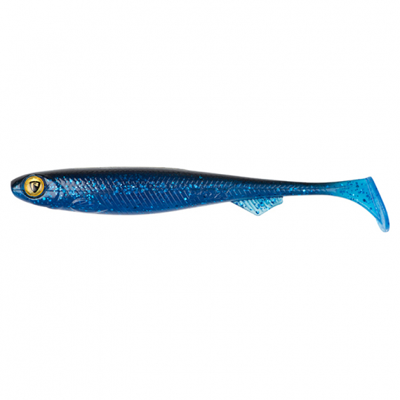 Fox Rage Slick Shad 11cm Bulk - UV Blue Flash in the group Lures / Softbaits / Perch Softbaits & Zander Softbaits at Sportfiskeprylar.se (NSC071)
