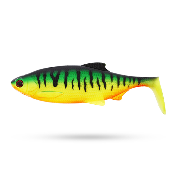 Westin Ricky The Roach Shadtail 10cm 14 (2pcs) - Firetiger in the group Lures / Softbaits / Perch Softbaits & Zander Softbaits at Sportfiskeprylar.se (P013-099-010)