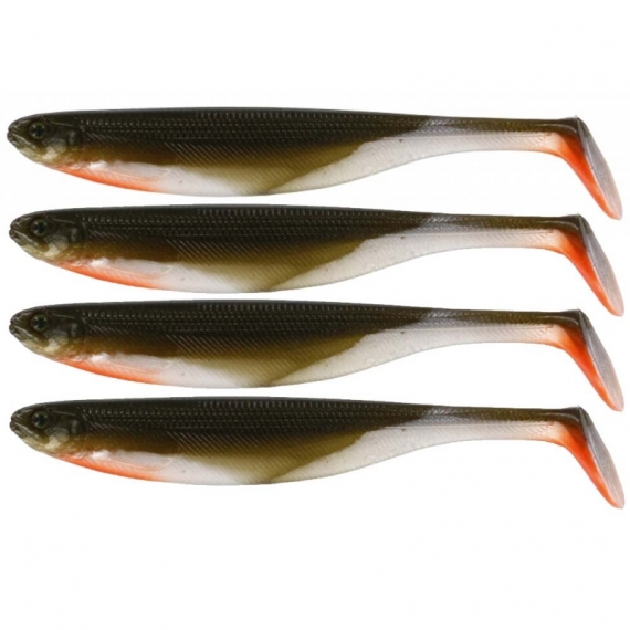 Westin ShadTeez Slim 7,5 cm Bass Orange 4-pack. in the group Lures / Softbaits / Perch Softbaits & Zander Softbaits at Sportfiskeprylar.se (P022-021-006)