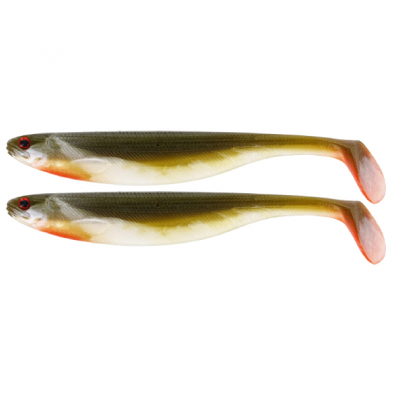 Westin ShadTeez Slim 12cm 10g - Bass Orange (2pcs) in the group Lures / Softbaits / Perch Softbaits & Zander Softbaits at Sportfiskeprylar.se (P022-021-014)