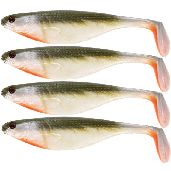 Westin ShadTeez 7 cm Bass Orange 4-pack in the group Lures / Softbaits / Perch Softbaits & Zander Softbaits at Sportfiskeprylar.se (P023-021-005)