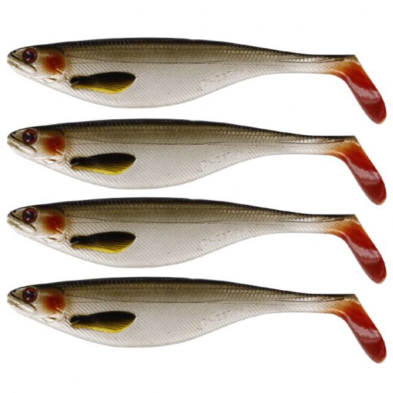 Westin ShadTeez 7cm 4g Lively Roach 4pcs in the group Lures / Softbaits / Perch Softbaits & Zander Softbaits at Sportfiskeprylar.se (P023-136-005)