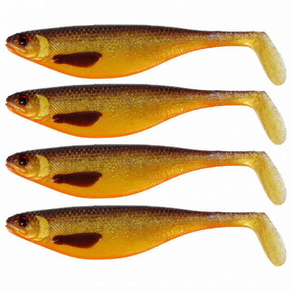 Westin ShadTeez 7cm 4g Gold Rush 4pcs in the group Lures / Softbaits / Perch Softbaits & Zander Softbaits at Sportfiskeprylar.se (P023-578-005)